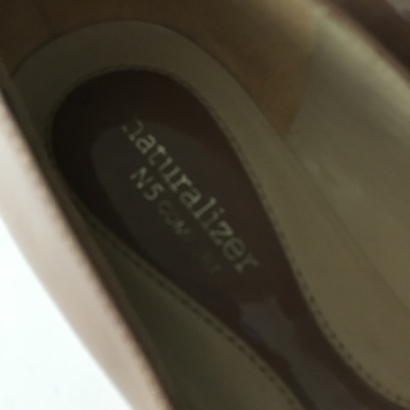 Naturalizer Riddle Wedge Open‎ Toe Heel Worn Once Womens Size 9M Shoes - Picture 5 of 8